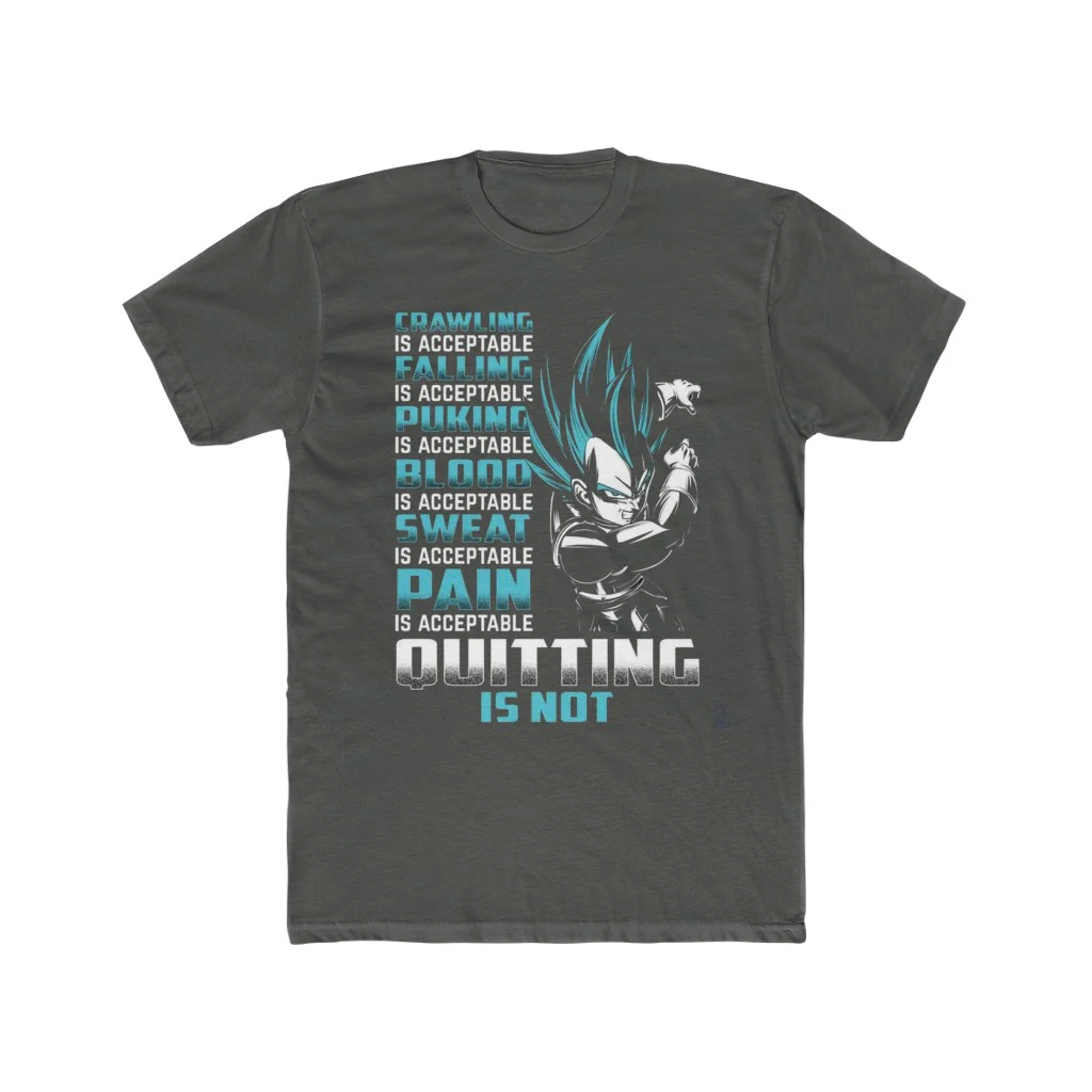 Quitting Is Not A Option Quote T-Shirt - Image 4