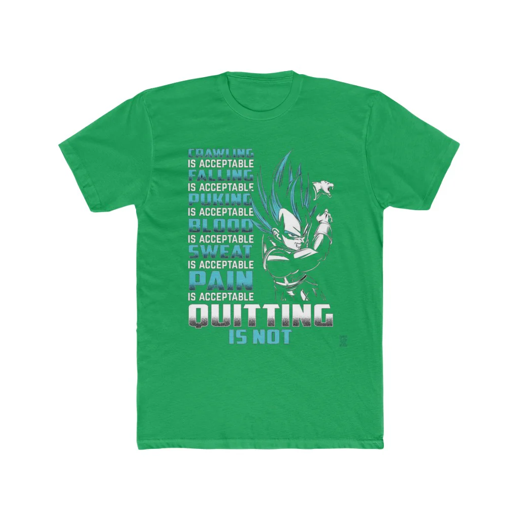 Quitting Is Not A Option Quote T-Shirt - Image 5