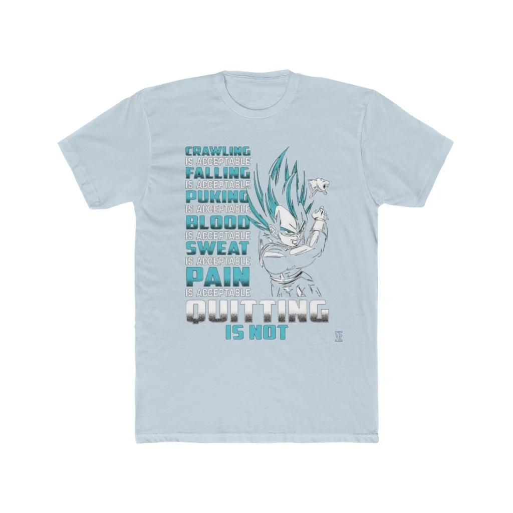 Quitting Is Not A Option Quote T-Shirt - Image 6
