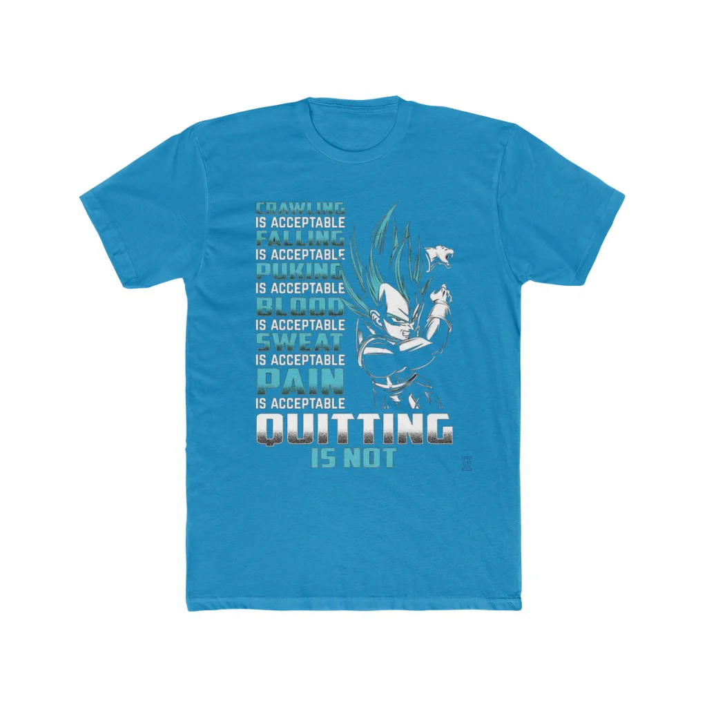 Quitting Is Not A Option Quote T-Shirt - Image 7
