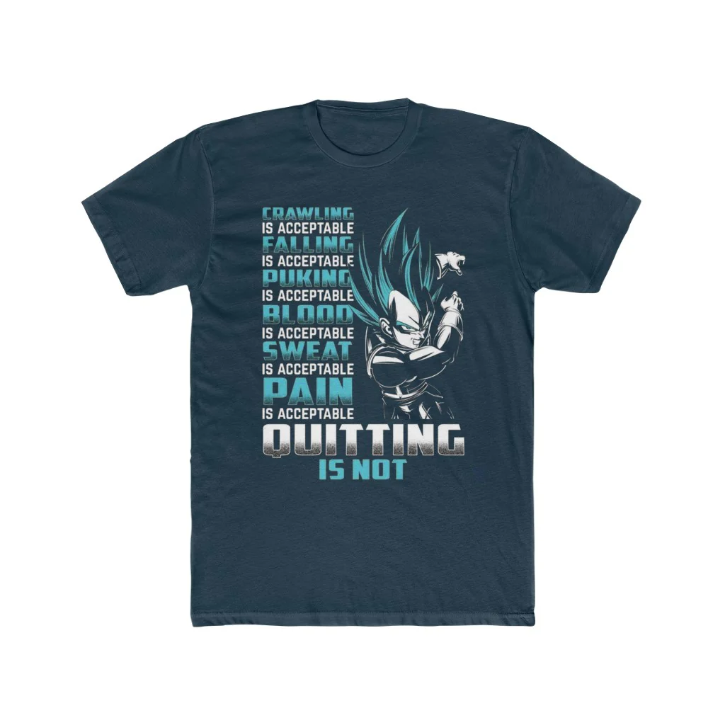 Quitting Is Not A Option Quote T-Shirt - Image 9