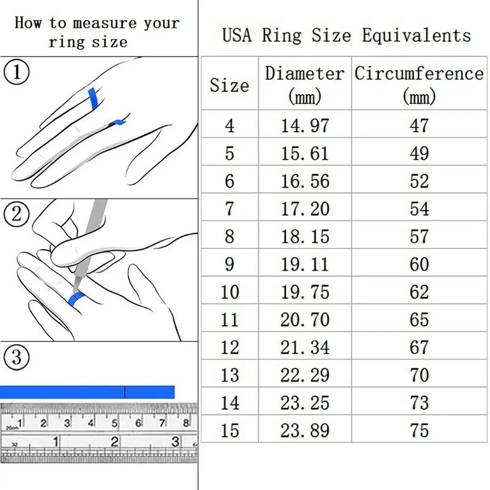 Rose Gold Color Stainless Steel Rings Shell Blue Opal Jewelry - Image 9