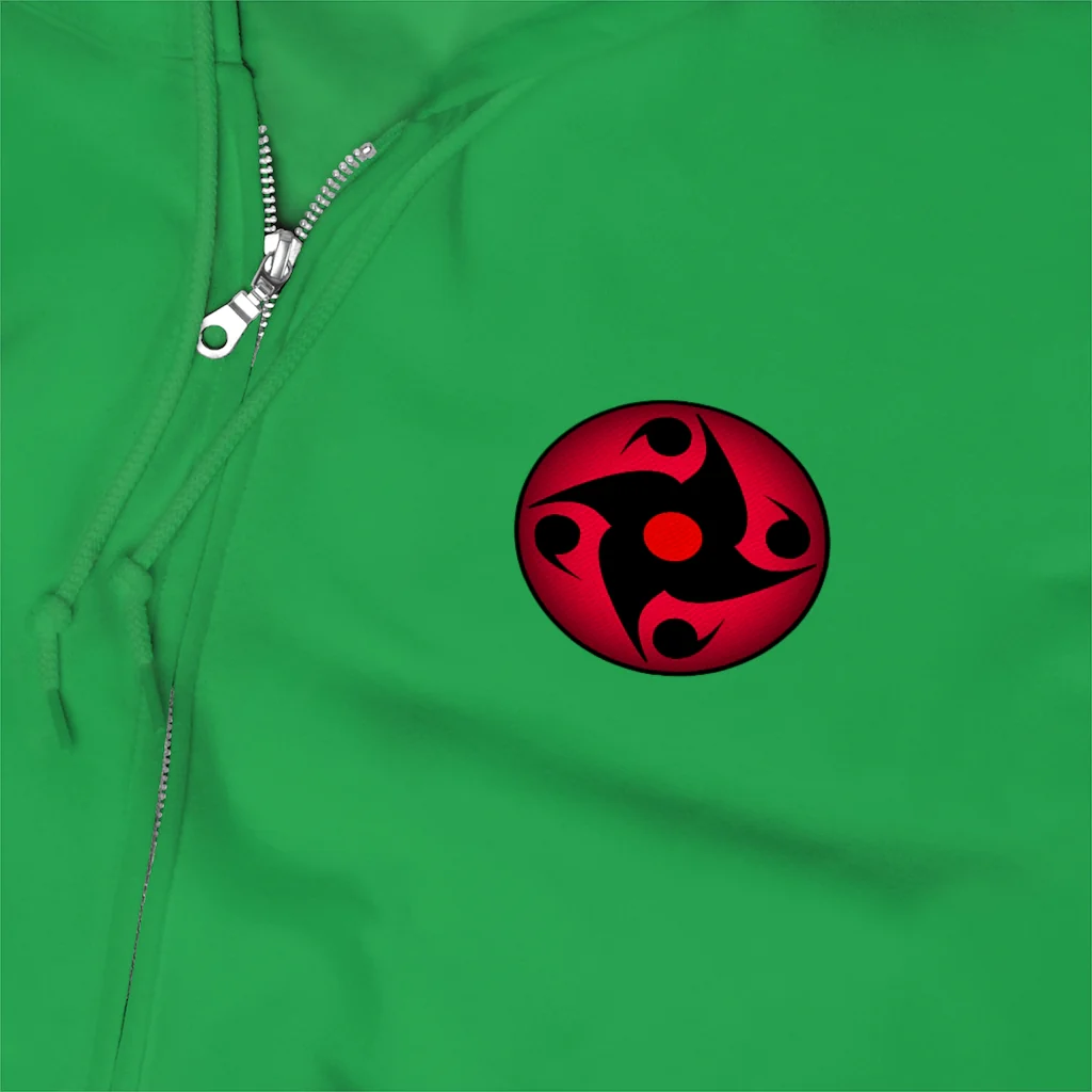 Sharingan Eye Unisex Zip Up Hoodie - Image 12