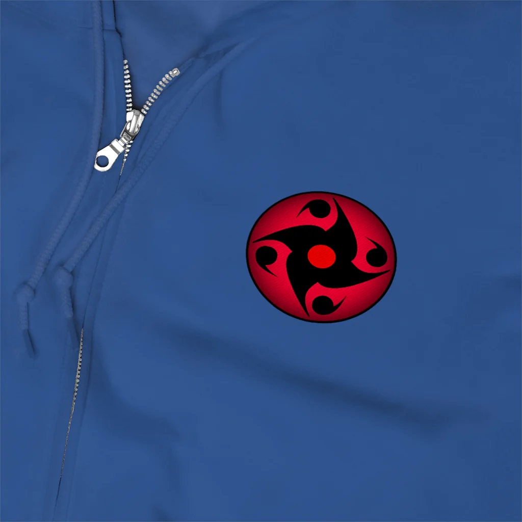 Sharingan Eye Unisex Zip Up Hoodie - Image 18