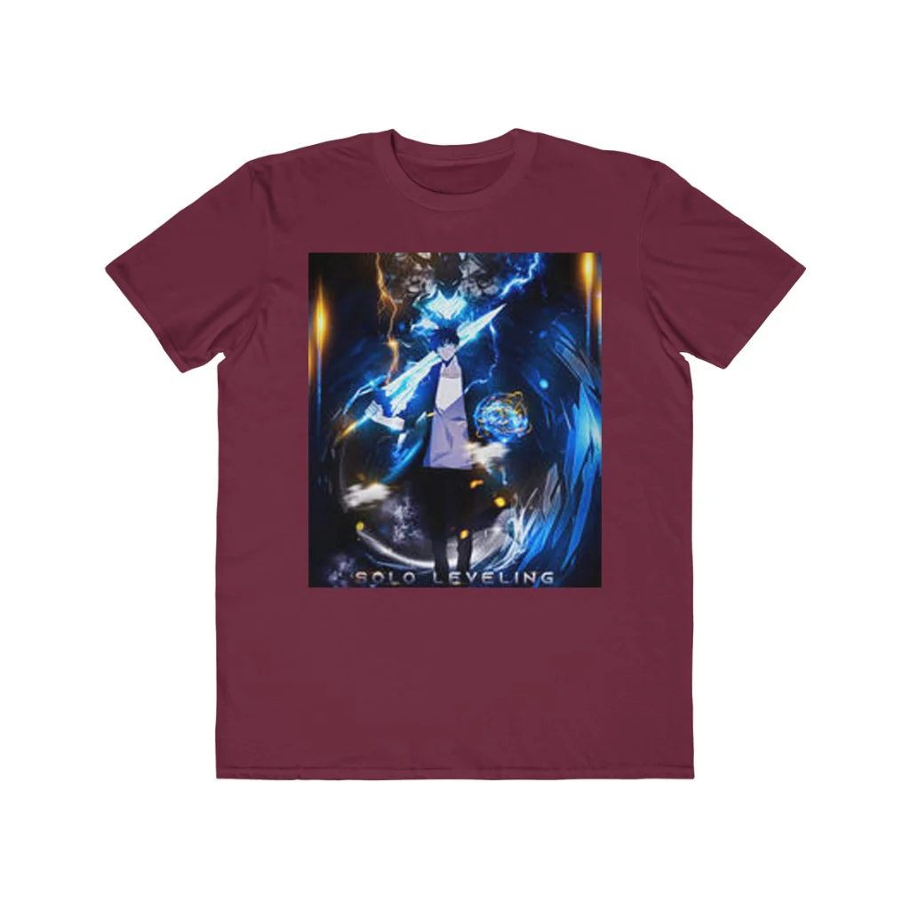 Solo Leveling Sung Jin-Woo And Igris Men's Lightweight Fashion T-Shirt - Image 10