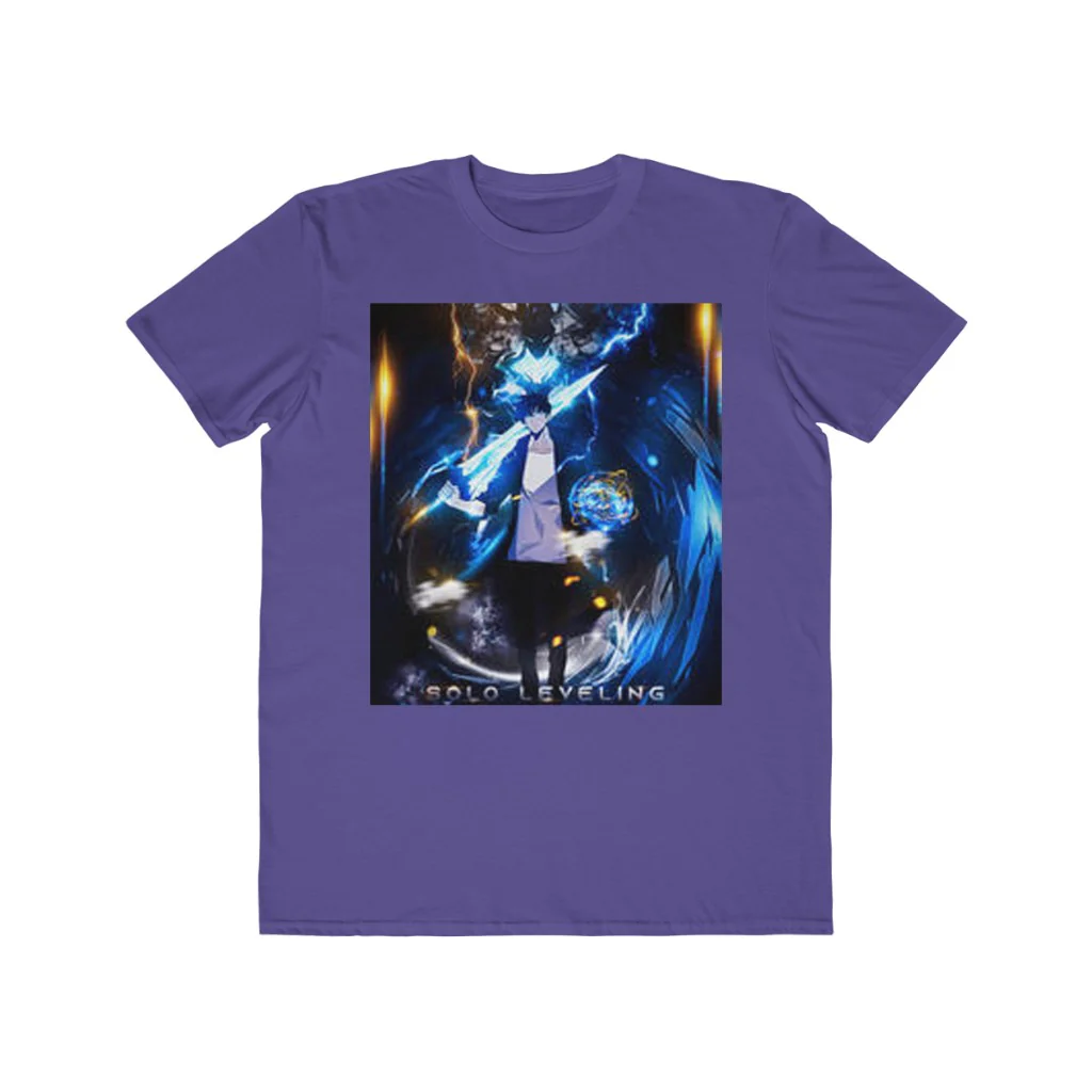 Solo Leveling Sung Jin-Woo And Igris Men's Lightweight Fashion T-Shirt - Image 8