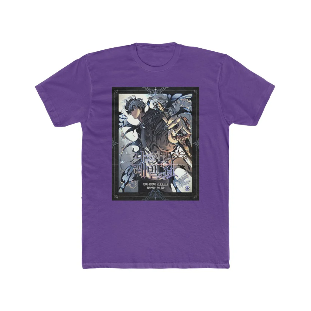 Sung Jin-Woo Solo Leveling Crew T-Shirt - Image 11
