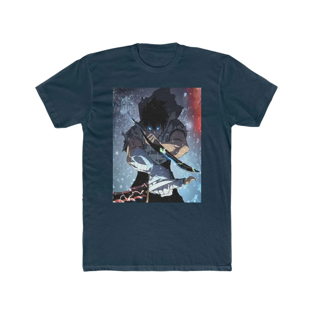 Sung Jin-Woo Solo Leveling Crew T-Shirt - Image 10