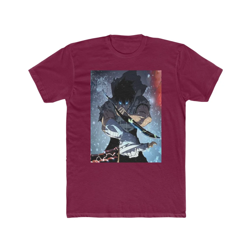 Sung Jin-Woo Solo Leveling Crew T-Shirt - Image 12