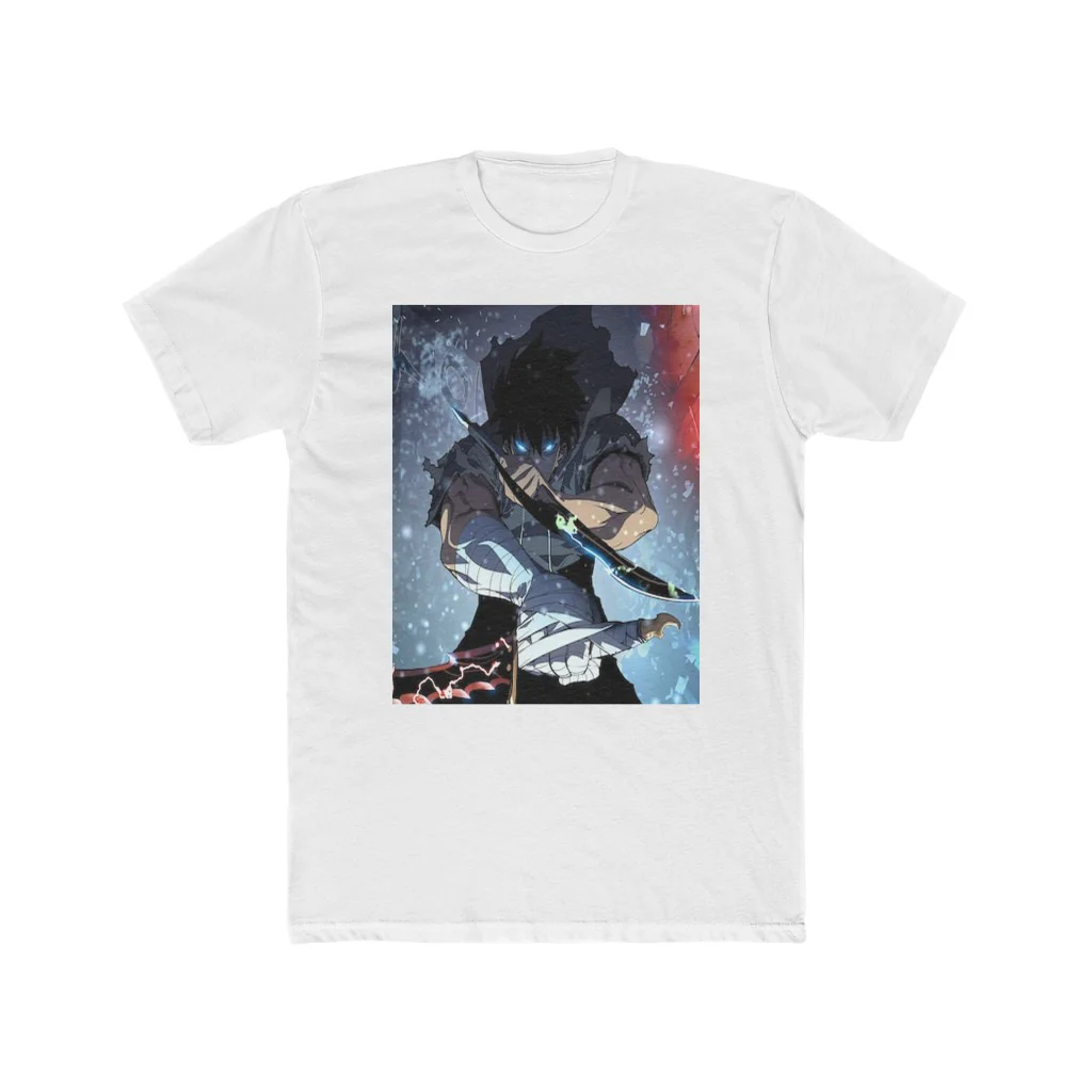 Sung Jin-Woo Solo Leveling Crew T-Shirt - Image 2