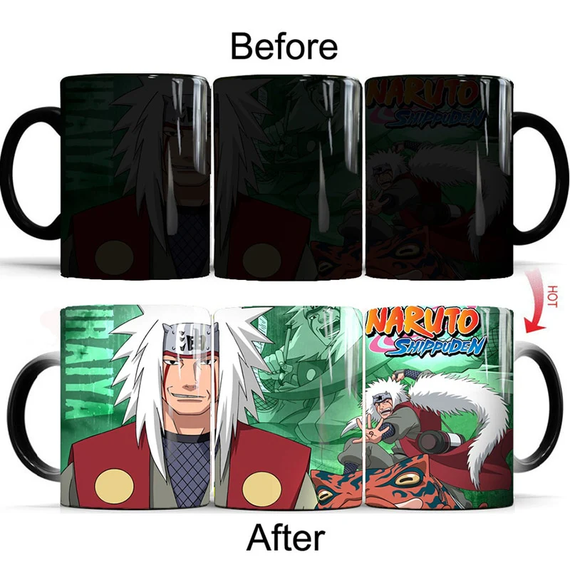 Thermochromic 350ml Color Changing Magic Cup Ceramic Coffee Milk Mug Drink Different Naruto Designs Mug - Image 17