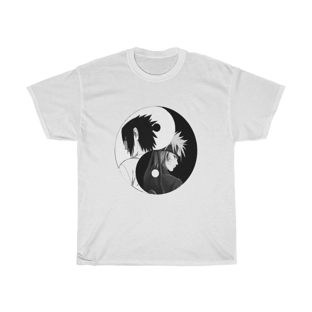 Yin Yang Sasuke and Naruto T-Shirt - Image 2
