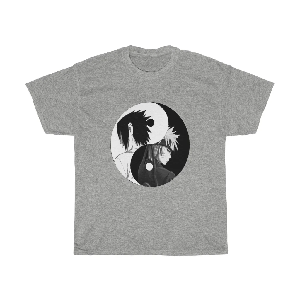 Yin Yang Sasuke and Naruto T-Shirt - Image 3